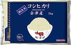 【精米】 580.com 会津産 無洗米 コシヒカリ 令和4年産 5キログラム (x 1)