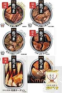 缶つま 缶詰 高級 おつまみ 惣菜 おかず 人気 6缶 詰め合わせ セット 国分 K＆K 肉 魚 つまみ 国産乾燥野菜