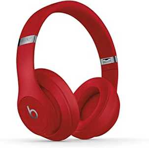 Beats Studio3 Wireless ワイヤレスノイズキャンセリングヘッドホン -Apple W1ヘッドフォンチップ、Class 1 Bluetooth、アクティブノイズキャンセリング機能、最長22時間の再生時間 - レッド