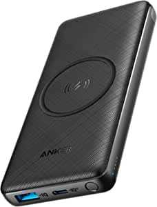 Anker PowerCore III 10000 Wireless (ワイヤレス充電機能搭載 10000mAh 大容量 モバイルバッテリー) 【ワイヤレス出力 10W / USB-Cポート出力 18W / PD対応 / Qi認証 / PSE技術基準適合】 iPhone 13 / 13 mini / 13 Pro Galaxy S20 AirPods Pro 各種対応