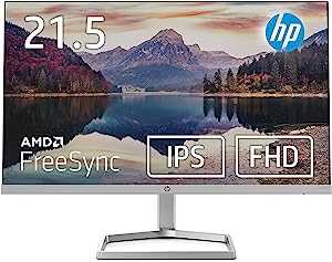 HP モニター M22f 21.5インチ フルHD 薄型 非光沢 IPSパネル スリムベゼル 背面ブラック 3年保証（型番：2E2Y3AA-AAAA）