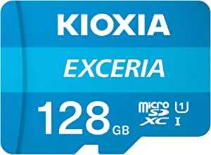 KIOXIA(キオクシア) 旧東芝メモリ microSDXCカード 128GB UHS-I Class10 (最大読出速度100MB/s) Nintendo Switch動作確認済 国内サポート正規品 メーカー保証5年 KLMEA128G