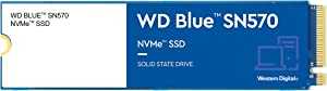 Western Digital 1TB WD ブルー SN570 NVMe 内蔵ソリッドステートドライブ SSD - Gen3 x4 PCIe 8Gb/s M.2 2280 最大3,500MB/s - WDS100T3B0C