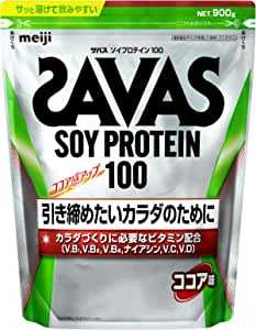 明治 ザバス(SAVAS) ソイプロテイン100 ココア味 900g