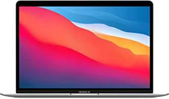 Apple 2020 MacBook Air ノートパソコン: Apple M1 Chip、13インチ、8GB RAM、256GB SSD、バックライトKeyboard、FaceTime HDカメラ、Touch ID、iPhoneとiPadに対応; シルバー