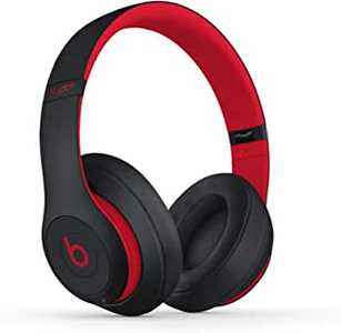 Beats Studio3 Wireless ワイヤレスノイズキャンセリングヘッドホン -Apple W1ヘッドフォンチップ、Class 1 Bluetooth、アクティブノイズキャンセリング機能、最長22時間の再生時間 - The Beats Decade Collection - レジスタンス・ブラックレッド