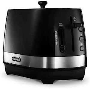 デロンギ (DeLonghi) アクティブ シリーズ ポップアップトースター CTLA2003J-BK