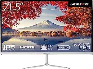 JAPANNEXT 21.5インチIPSパネル搭載 フルHD液晶モニター JN-IPS215FHD-C65W HDMI USB-C(65W給電）sRGB95%