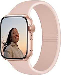 コンパチブル Apple Watch バンド 38mm 40mm 41mm 42mm 44mm 45mm アッ�プルウォッチ バンド iwatch バンド スポーツバンド 交換ベルト シリコン素材 apple watch series 8/7/6/5/SE対応 ソロループバンド スポーツループ