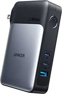 Anker 733 Power Bank (GaNPrime PowerCore 65W) (10000mAh 30W出力モバイルバッテリー搭載 65W出力USB充電器)【独自技��術Anker GaNPrime採用 / USB Power Delivery対応 / PSE技術基準適合 / USB-C入力対応 / 65W出力】iPhone MacBook Galaxy Android スマートフォン ノートPC 各種 その他機器対応 (ブラック)