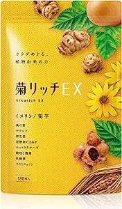 �管理栄養士監修 菊芋 イヌリン 高配合41400mg サラシア ナットウキナーゼ 麹菌 乳酸菌 国内産 30日分 厳選10種配合 菊リッチEX