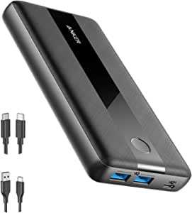 Anker PowerCore III 19200 60W (USB PD モバイルバッテリー 大容量 19200mAh)【PowerIQ 3.0 (Gen2) / USB Power Delivery 対応 / 低電流モード搭載 / PSE技術基準適合】MacBook Lenovo HP iPad iPhone Android 各種対応