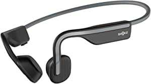 Bluetooth 5.1 SHOKZ OpenMove 骨伝導イヤホン 公式ストア正規品 ワイヤレスイヤホン Zoomなどリモート会議 テレワーク 在宅勤務 6時間使用可能 環境音聞き取り 2年保証 グレー