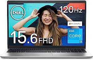 Dell Inspiron 15 3520 ノートパソコン NI335A-CNHBS プラチナシルバー(Intel 12Gen Core i3-1215U,8GB,256GB SSD,15インチFHD,Microsoft Office Home&Business 2021)