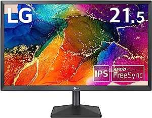 【Amazon.co.jp 限定】LG モニター ディスプレイ 22MN430H-B 21.5インチ/フルHD/IPS 非光沢/HDMI、D-Sub/FreeSync/ブルーライト低減、フリッカーセーフ/3年安心・無輝点保証