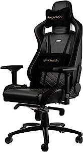 noblechairs EPIC ゲーミングチェア 【 ゴールド 】 日本正規代理店品 安定感のある座り心地 ドイツ「Caseking」が手がけるチェアブランド ノーブルチェアーズ エピック NBL-PU-GOL-003