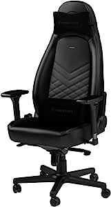 noblechairs ICON アイコン ゲーミングチェア オフィスチェア PUレザー ブラック 日本正規代理店品 NBL-ICN-PU-BLA-SGL