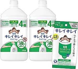 【Amazon.co.jp限定】 (医薬部外品) キレイキレイ 薬用 液体ハンドソープ シトラスフルーティの香り 詰め替え 800ミリリットル (x 2)