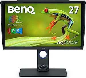 BenQ SW270C カラーマネジメントモニター (27インチ/WQHD/IPS/AdobeRGB99%/DisplayP3 97%/HDR/USB Type-C(60W給電)/HWキャリブレーション/ムラ補正/遮光フード/OSDコントローラー/写真編集用)