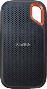 SanDisk SSD 外付け 2TB USB3.2Gen2 読出最大1050MB/秒 防滴防塵 SDSSDE61-2T00-GH25 エクストリーム ポータブルSSD V2 Win Mac PS4 PS5 エコパッケージ メーカー5年保証