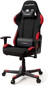 DXRacer (ディーエックスレーサー) 【正規輸入品】ゲーミングチェア オフィスチェア フォーミュラ FORMULA ファブリック DXR-BKN V2 ブラック 低座面 eスポーツ 最長５年保証 デラックスレーサー テレワーク リモートワーク 腰痛