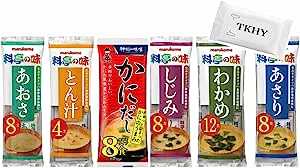 マルコメ 料亭の味 味噌汁 6種計48食セット（わかめ ・しじみ・あさり・かにだし・とん汁・あおさ）＋ おまけ付き 生みそ汁 即席味噌汁 インスタント (かにだし)