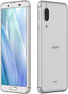 SHARP SIMフリースマホ AQUOS sense3 シルバーホワイト SH-M12-S